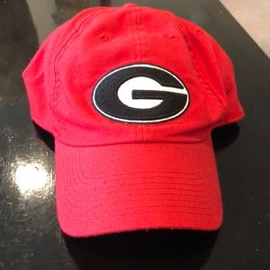 Red Nike Dri-Fits UGA Hat